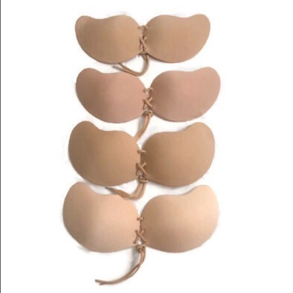 5 STAR MUST HAVE pushup Lace up sticky bra - Picture 3 of 8